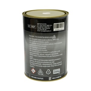 Vopsea email anticoroziva 3 in 1 pentru metal, direct pe rugina, pe baza de apa, alb mat 2000g Breckner Germany, BK00307 - Img 4