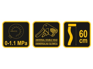 VOREL Pompă de mână cu manometru 0-11 bar - Img 4