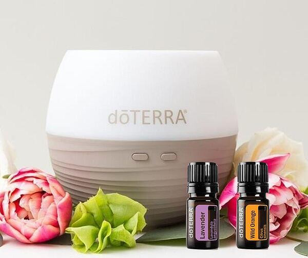 Арома дифузер за етерични масла PETAL от doTERRA