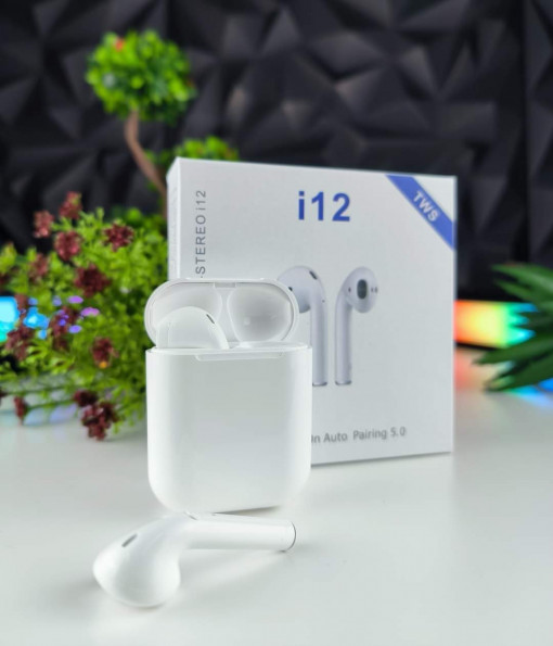 Безжични слушалки -Bluetooth - i12 TWS
