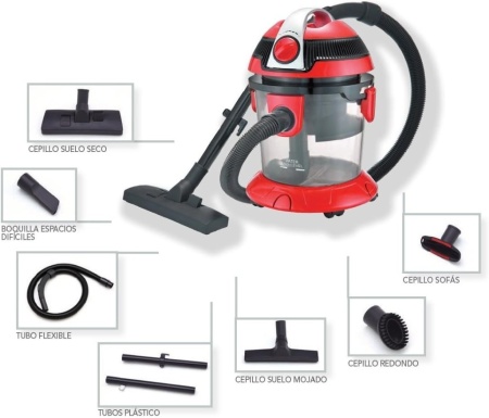 Прахосмукачка Voltz с воден филтър - OV51001N, 800W-1000W, 10л.