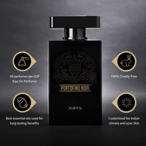 Оригинален Арабски парфюм PORTOFINO NOIR RiiFFS Eau De Perfume 100ml