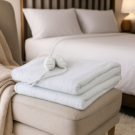 Затопляща постелка за легло Termomax, 60W/120W, 150х80 см / 160х140 см, електрическа, полиестер