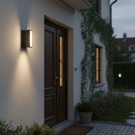 Външна LED стенна лампа Luna Lighting 20010 – 11W, 300lm, 3000K