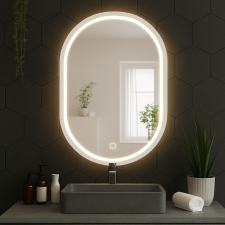 Елегантно LED огледало за баня – стил и функционалност