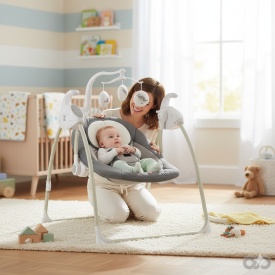 Електрическа люлка за бебе Zizito Hana
