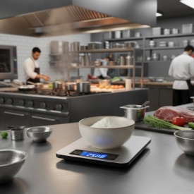 Електронна Кухненска Везна Luigi Ferrero Prima FR-110I – Инокс Платформа, 10кг, Точност до 1г