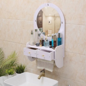 Огледало за грим с място за съхранение – елегантно и практично решение за всеки дом