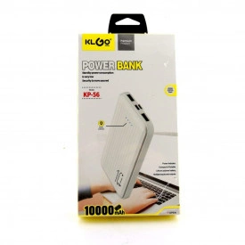 Преносима батерия KLGO 10000 mAh Power Bank KP-56