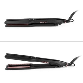 Преса за изправяне на коса Muhler MHS-777 – Професионални резултати у домаПрофесионална турмалинова преса за коса с йони, за всички типове коса (Copy 1)