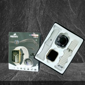 Смарт часовник с AMOLED дисплей и безжични слушалки, RM34