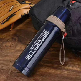 Спортен термос от неръждаема стомана 750ml син