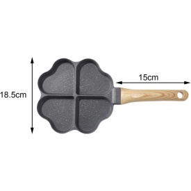 Тиган за пържене на яйца, палачинки, пържени картофи, индукция сърце - Img 4