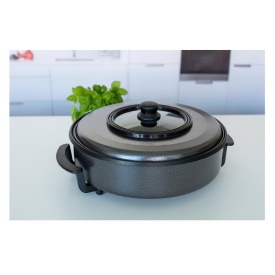 Уред за пица 1500W, 42 см., с 5 температурни настройки и мощност - Img 4