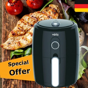 Фритюрник с горещ въздух Air Fryer Voltz V51980L, 1000W, 2 литра