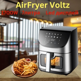 Фритюрник с горещ въздух Oliver Voltz – 1700W, 7 л., стилен дизайн и висока ефективност