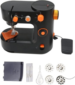 QVC Немска Мини шевна машина, компактна и удобна за домашна употреба 