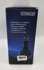Гейминг слушалки с LED осветление Schwaiger GH100