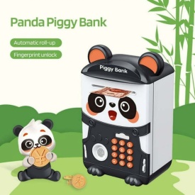 Детска касичка Panda ,отключване с пръстов отпечатък