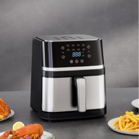 Електрически фритюрник с горещ въздух (Air Fryer) – 10L, 1350W - Img 4