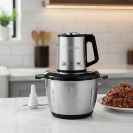 Електрически чопър Lexical LCH‑1960 – 400W, 3 л, бързо и равномерно рязане за всяка кухня