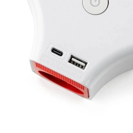 Разклонител Muhler с ключ и 3 гнезда + 2 USB порта тип A и C - надеждност и удобство
