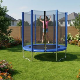 Батут с външна мрежа Jump 6ft (183 см)