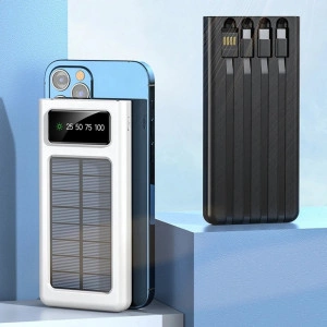 Power bank 30000 mAh с кабели