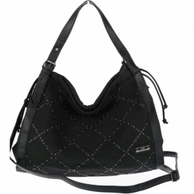 Елегантна Дамска Чанта от Еко Велур и Кожа – Модерен и Практичен Аксесоар (Бордо)