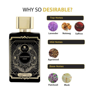 Оригинален Арабски парфюм Goodness Oud Black Riiffs 100ml - Img 6