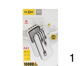 Преносима батерия KLGO KP-89 POWER BANK, 10000/20000mAh с LED дисплей