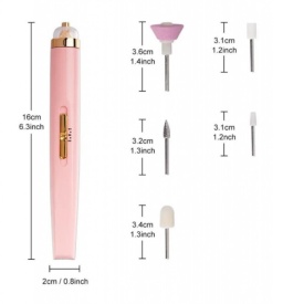 Професионална електрическа пила за нокти 5в1 за перфектен маникюр и педикюр у дома 