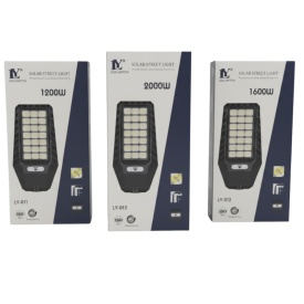 Соларна улична лампа Louis Yartton LY – мощно осветление без електричество 1200W, 1600W и 2000W