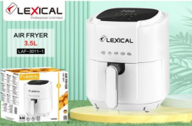 Фритюрник с горещ въздух Lexical Airfryer LAF-3011, 1200W 3.5 литра в бяло