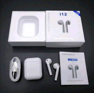 Безжични слушалки -Bluetooth - i12 TWS