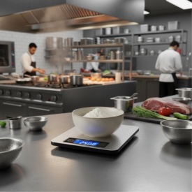 Електронна Кухненска Везна Luigi Ferrero Prima FR-110I – Инокс Платформа, 10кг, Точност до 1г