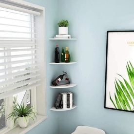 Комплект от 4 Стенни Ъглови Рафта 