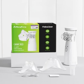 Тих преносим небулизатор Mesh ANK‑N3 – бърза и удобна инхалация у дома и в движение