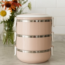 Тройна кутия за съхранение на храна – компактна, практична и супер удобна