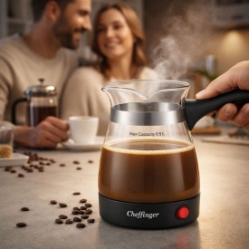 ☕ Кафеварка Cheffinger 0,5 л – компактна, практична и надеждна