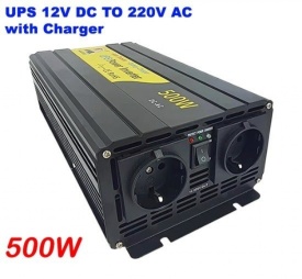 Eaglestar UPS Инвертор със зарядно, чиста синусоида 12V-500W