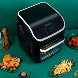 Stella power air fryer oven 12L – Дигитален еър фрайер и фурна 1800W с Touch Screen и грил - Img 2