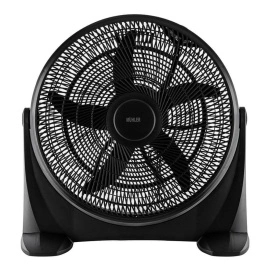 Вентилатор подов 20'' Muhler, 80W, индустриален, пластмасов, черен
