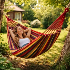 Градиснки червен хамак 