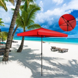 Елегантен квадратен градински чадър за стил и защита