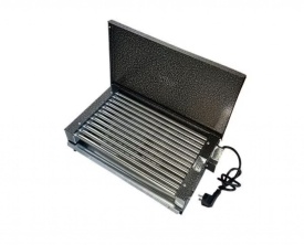 Електрическа парти грил скара, 1600 W,  неръждаеми тръби и капак