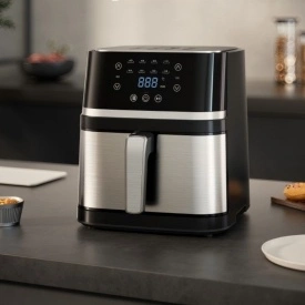 Електрически фритюрник с горещ въздух (Air Fryer) – 10L, 1350W - Img 5