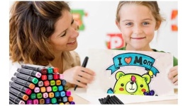 Комплект от маркери с алкохолна основа с две страни и калъф за съхранение - 48бр/60бр/80бр.