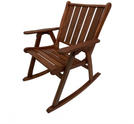 Люлеещ се стол Muhler Meranti – Стил и уют от естествено дърво 