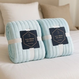 Меко и луксозно одеяло Luxury Blanket – 2 бр. - Img 5